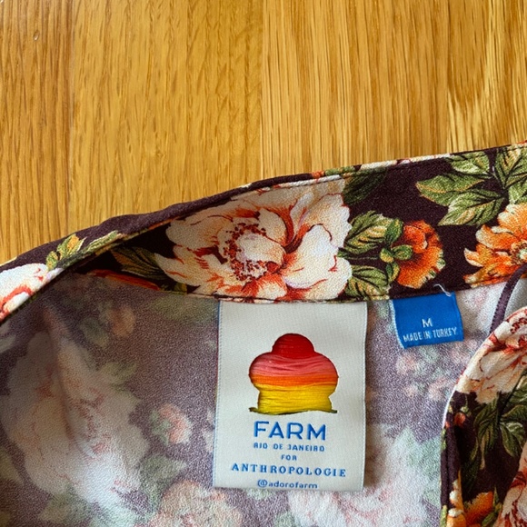 Anthropologie FARM Rio Maxi Patchwork Floral Skirt Size M - Picture 3 of 6